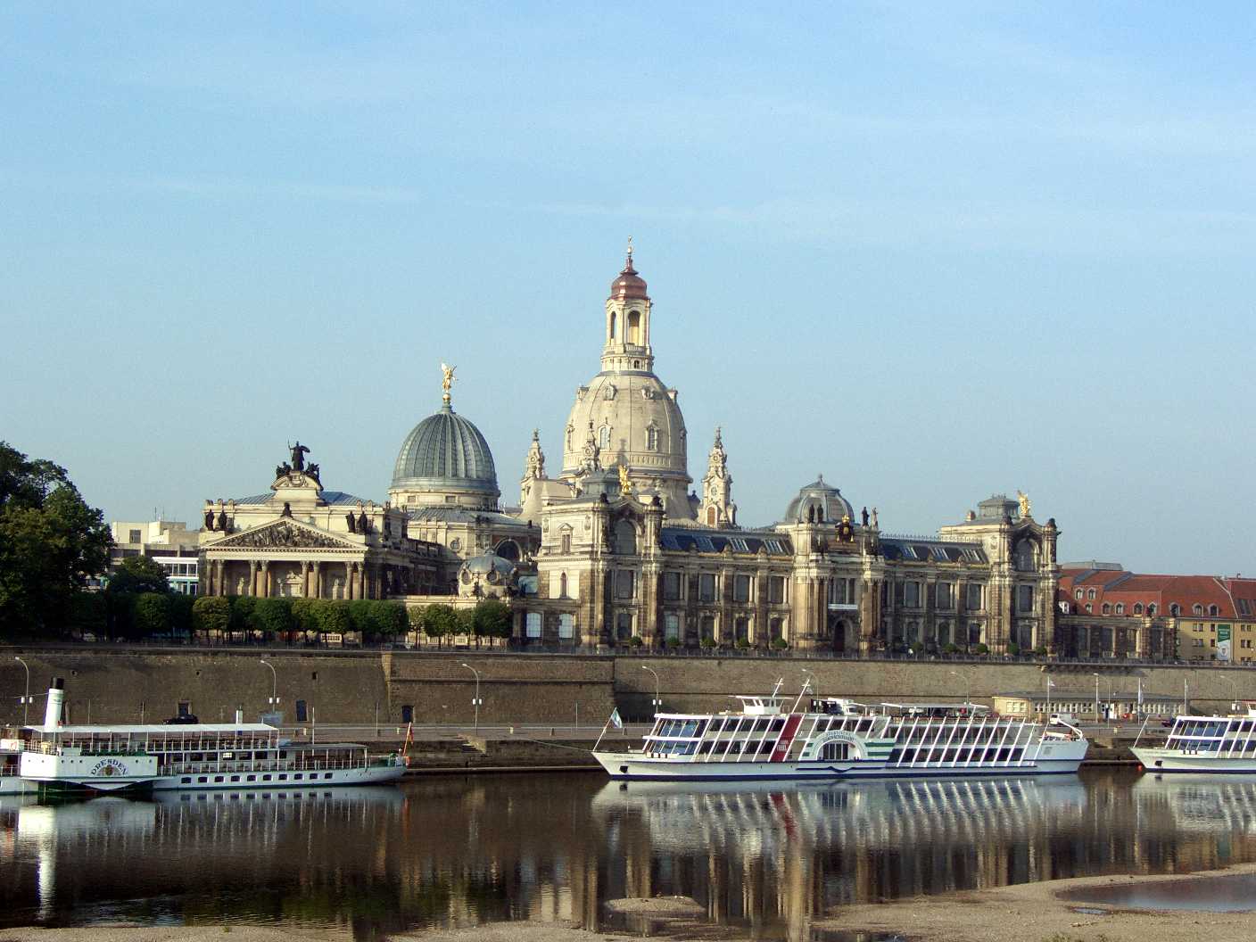 Elbblick von Dresden